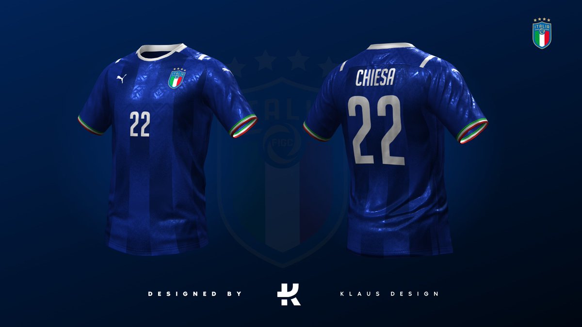 KlausDesign_'s tweet image. 🎨 #Football

On the occasion of the #Finalissima #ItaliaArgentina, I present a new concept of Italy home kit ! 🇮🇹

❤️ or 🔁 for support 🦾