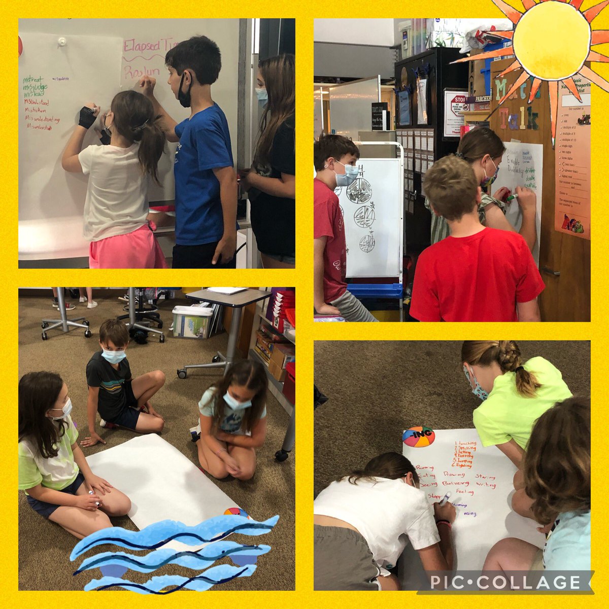 Beach Day Vocabulary practice with teams!  🏝 #Bellflowerway