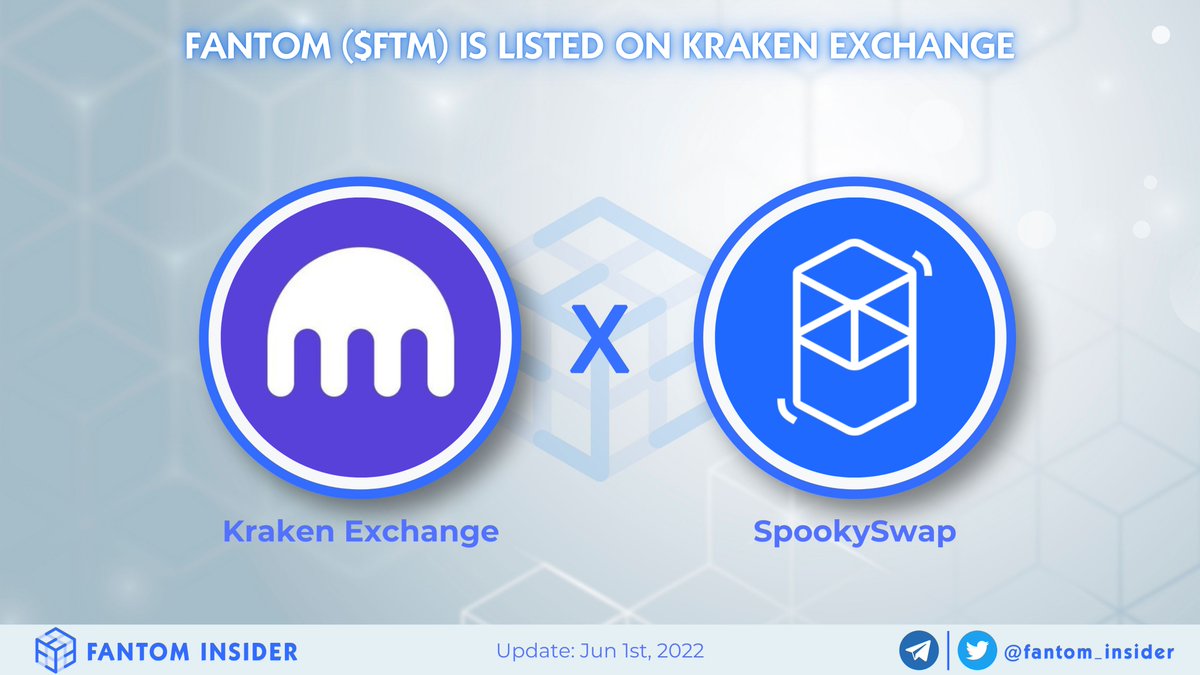 insider_sonic's tweet photo. What HUGE news for the #Fantom community 🎉

We are thrilled to announce that the @FantomFDN token, $FTM, will be listed on @krakenfx, one of the largest crypto exchanges currently 🚀

🗓️ Date: June 2nd, 2022
🕒 Time: 2:30 PM UTC

Please stay tuned and save the date 🤩

#FTM https://t.co/t8yWVxtvu1