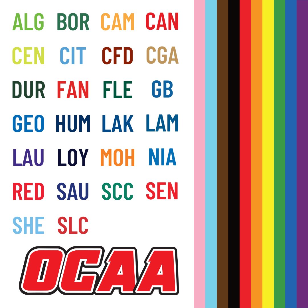 United Colours of OCAA

Happy #PrideMonth ❤️🧡💛💚💙💜🤎🖤🤍