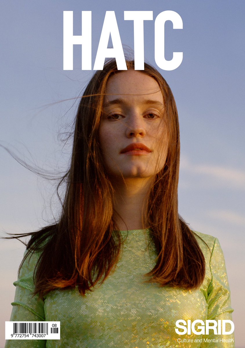 HATCmedia's tweet photo. Issue 8’s first cover is the one and only @thisissigrid 🌟🌟
Sigrid tells us what’s behind her new album, what keeps her grounded and her 2022 tour.
Pre-order now
https://t.co/4bGr7r8w9o
#sigrid #music #culture #mentalhealth #howtoletgo https://t.co/jglhQn4yW5