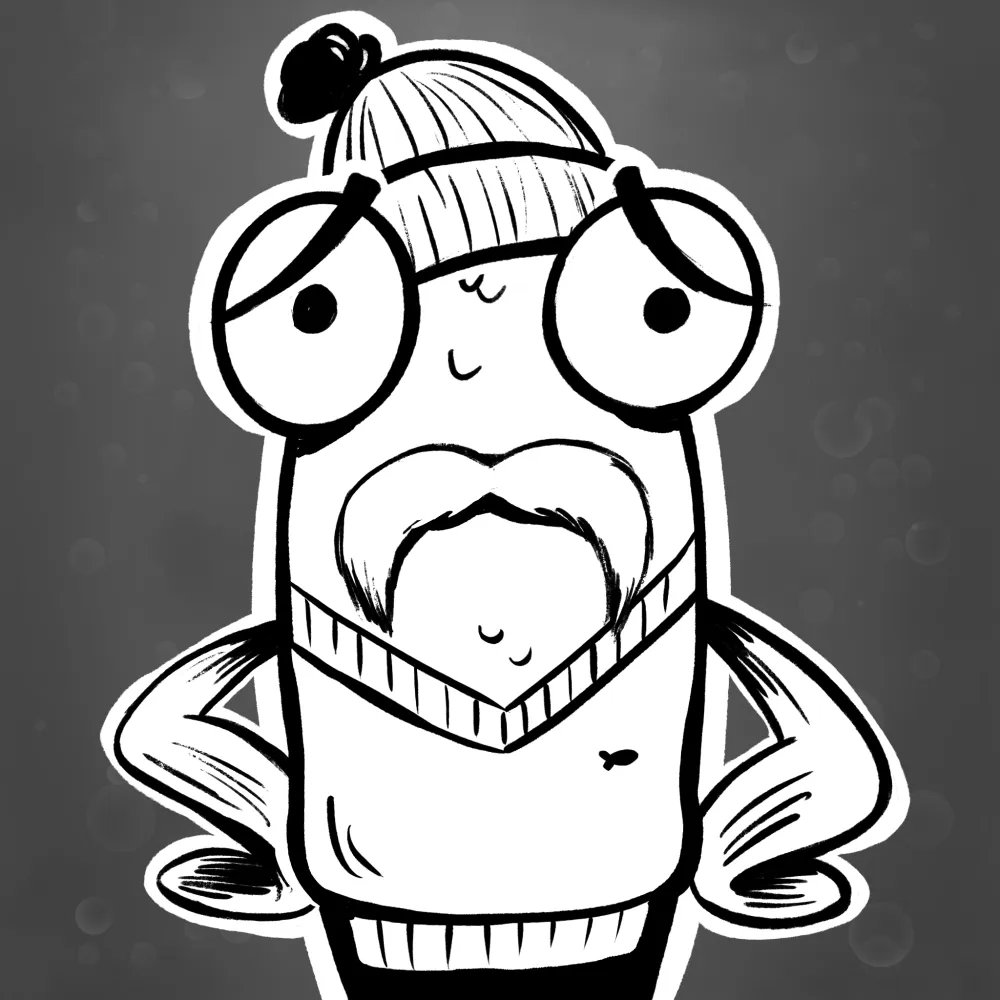 it's cold outside.

It's not but this guy thinks so.

buff.ly/3vJx4CT

#fishfriends #nft #fishfreindsnft #art #illustration #nftart #cartoonart #fishdrawing