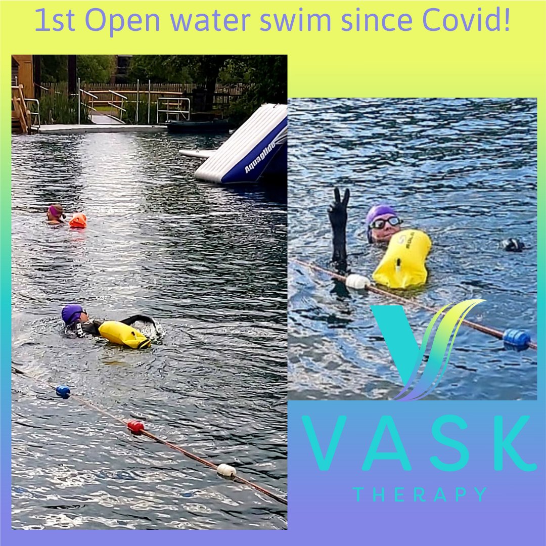 VaskT's tweet photo. 1st open water swim since catching Covid and boy did my lungs burn #vasktherapy #anxiety #stress #swimming #waterconfidence #swim #mentalhealth #lungs #confidence #NOWCA #noenergy #selfesteem #fatigue #overthinking #covid  #exhaustion #cantbreathe #nervous #panic #longcovid #fear https://t.co/LJBBfngWre