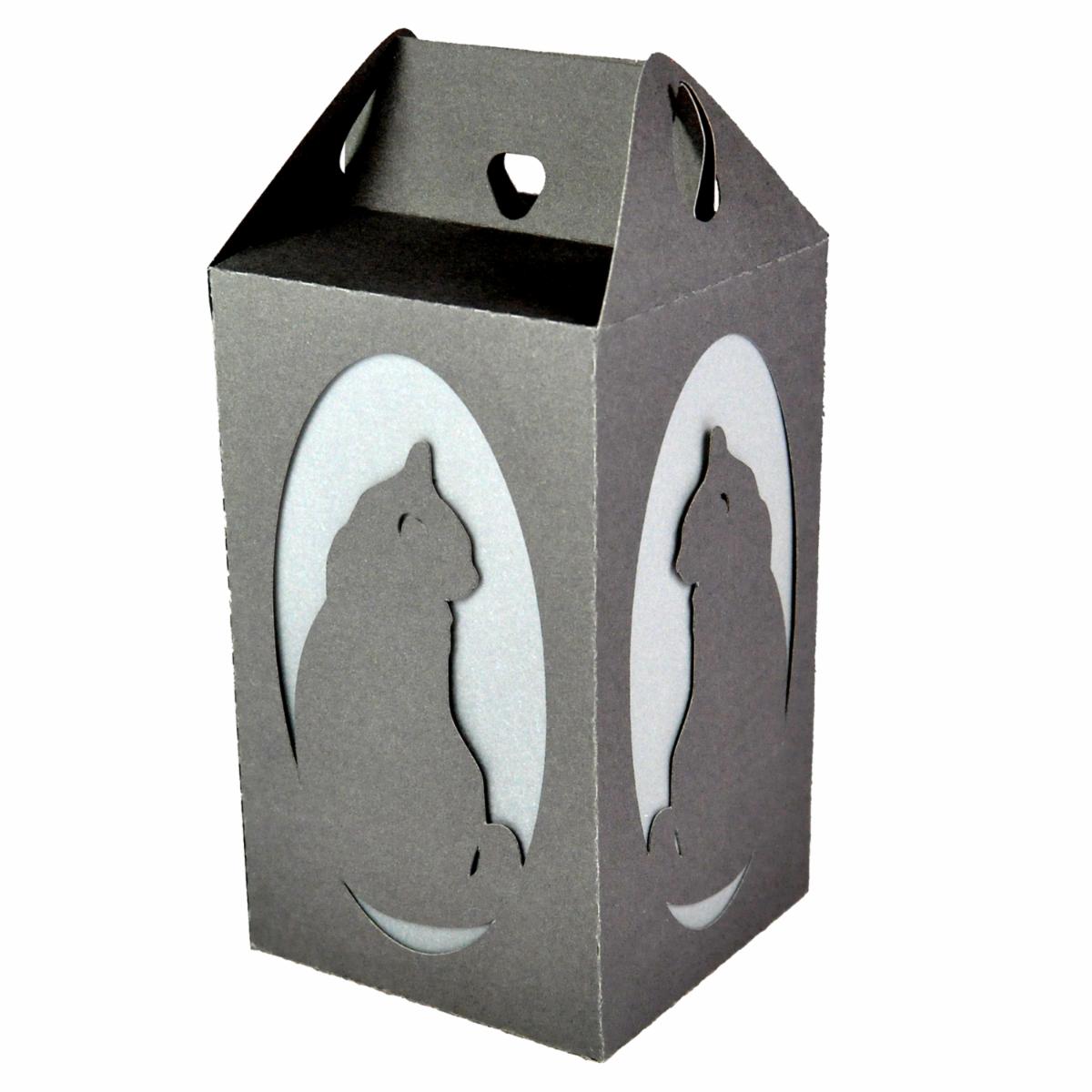 quietfire's tweet photo. It's lantern week! Cut them in colours of your choice! They fold flat for storage/mailing. Available at Silhouette https://t.co/CBqYRzade6 #lantern #3Dbox #cat #kitty #silhouettemade #silhouettecameo #suzannecannon #svgfile #svg #cricut #homedecor https://t.co/x02z2tJRZ7