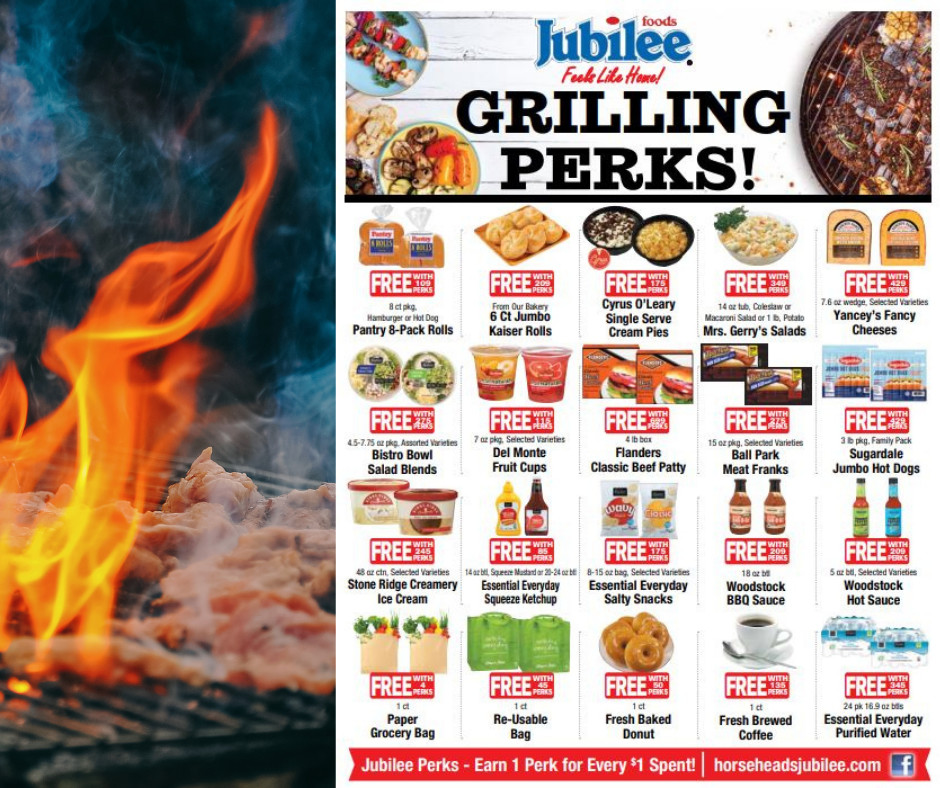 HorseheadsF's tweet image. ✨ See why it&apos;s great to be a PERKS member? See what we have been grilling up for you! Take special advantage of these deals going on now until July 31st! #perksprogram #jubileefoods #grilling #summercookouts