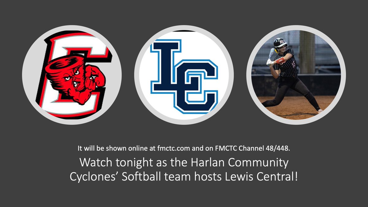 Watch the Cyclones on FMCTV Channel 48/448 or online at fmctc.com.

<a href="/mkjergaard1/">Madison K</a> <a href="/TiannaKasperba1/">Tianna Kasperbauer</a> <a href="/tkasperbauer/">Toshia Kasperbauer</a> <a href="/ellieineson/">Ellie Ineson</a> <a href="/jordan33146471/">jordan</a> <a href="/ellaplagman_/">Ella Plagman</a> <a href="/_regankramer/">Regan Kramer</a> <a href="/FrohlichScott/">Scott Frohlich</a> <a href="/HCSDActivities/">Harlan Cyclones</a> <a href="/hcsdcyclones/">Harlan Community School District</a> <a href="/LewisCentralCSD/">Lewis Central Community School District</a> <a href="/JDTitanHawkSox/">JDTitanHawkSox</a>