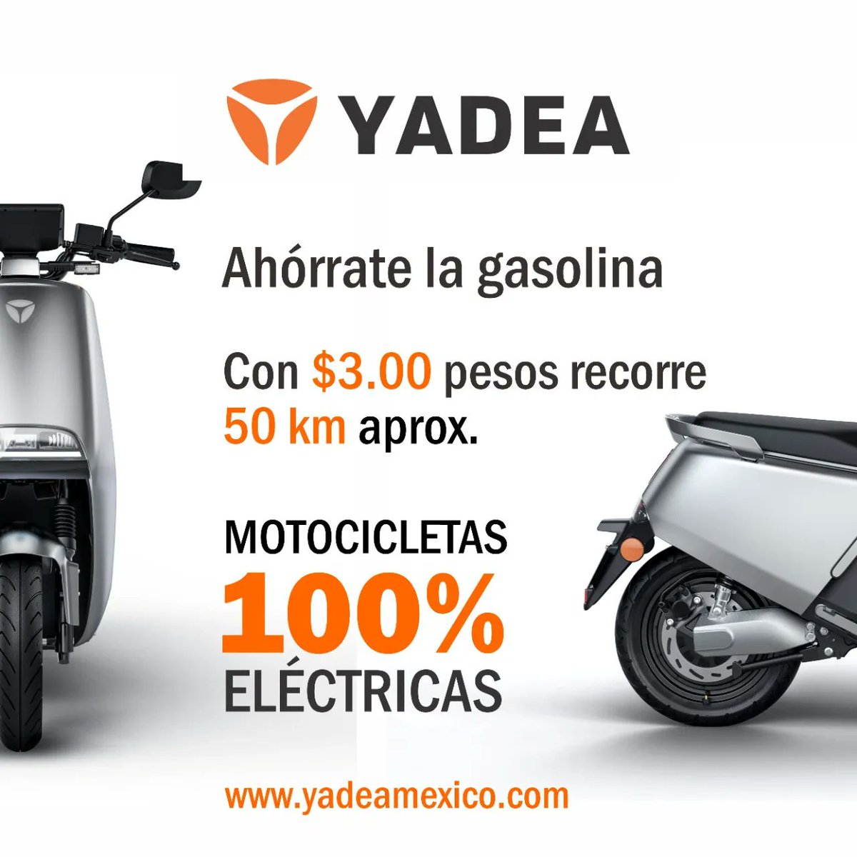 Ahórrate la gasolina, cuida el medio ambiente y recorre la ciudad con #YADEA #EligeUnCambio #EligeYadea  Solicita más información vía WhatsApp aquí: buff.ly/2NkUlXy ⚡🛵🔌⚡♻️🌳  
#Yadea #MotosEléctricas #AyudaAlMedioAmbiente ♻️ 🌲🌳