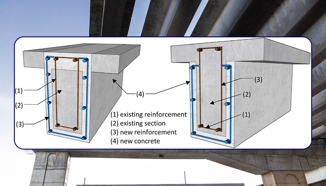 ASCEpublishing's tweet photo. (Free to Read) #EditorsChoice: New @ASCE_JBE study by @ucdaviscee team provides an overview of the existing techniques for enhancing the shear capacity of existing concrete bridge girders. #ShearStrength #ConcreteBridges @ASCE_SEI https://t.co/FrCnGFH40q https://t.co/yhaK7RrqLw
