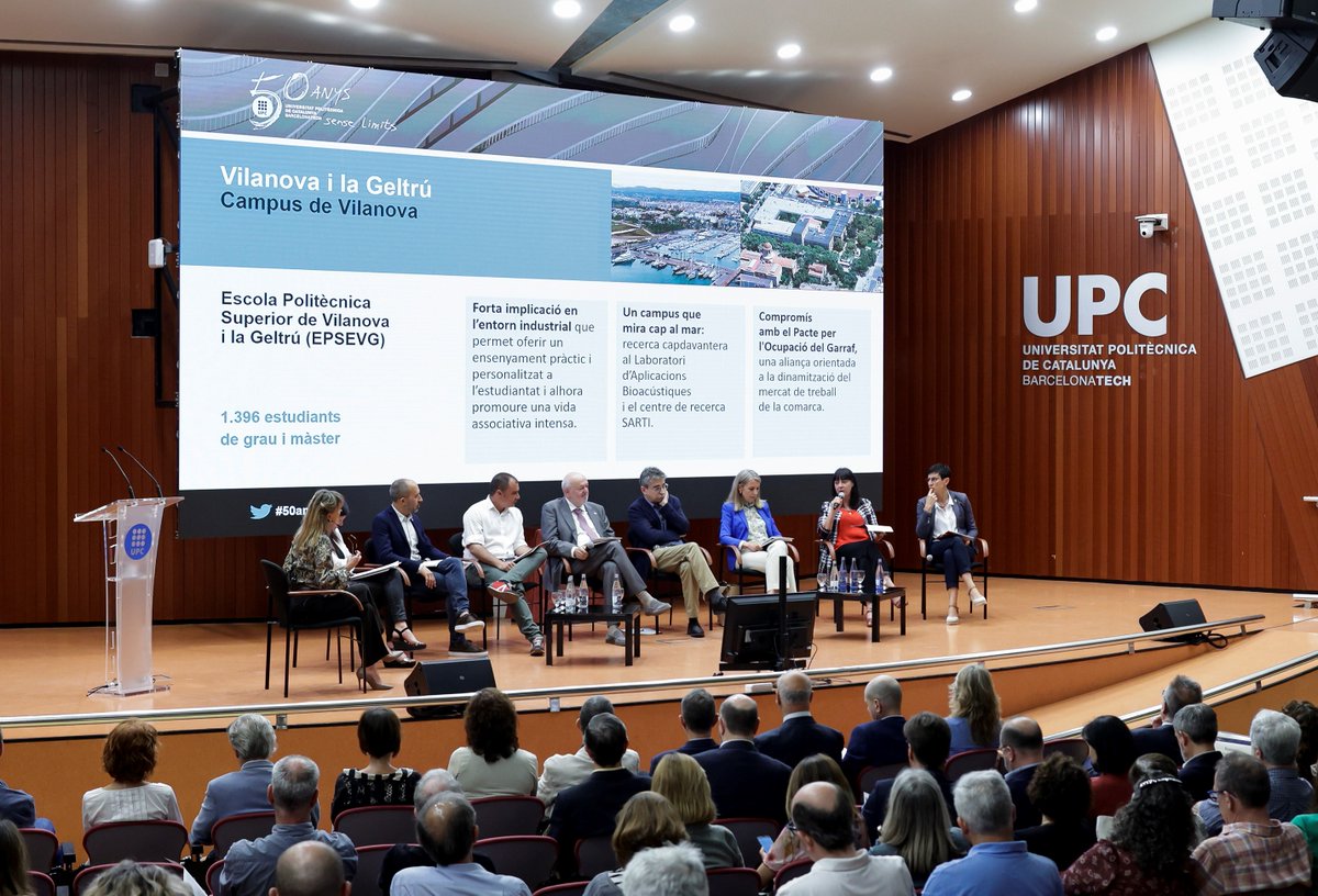 olga_vng's tweet photo. Molt agraïda d’haver participat en la jornada sobre l’impacte econòmic i social de la UPC al territori, dins el 50è aniversari de la Universitat. Per a #VilanovailaGeltrú, @UPCVilanova és un actiu d'excel·lència i seguim treballant per enfortir la relació amb la ciutat
#50anysUPC https://t.co/SRxyshrRKU