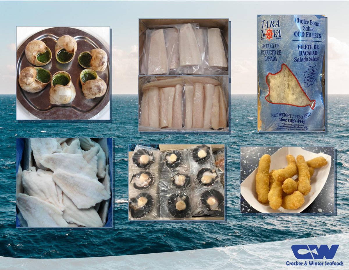 WinsorBayFish's tweet photo. Summer is just around the corner! ☀️🌊 

Are you prepared for the new season? Check out  this week's featured items:

- Scallops on the half shell
- Mahi strips &amp; portions
- Escargot
- Catfish
- Cello salt cod bags
- Breaded clam strips

Give us a call to speak with a sales rep! https://t.co/bk1V1FFaly