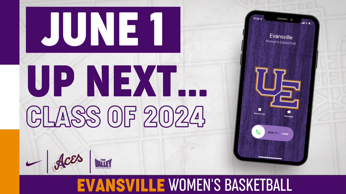 UEAthletics_WBB's tweet photo. 🟣 JUNE 1 ⚪️
2024's your time is NOW! The Aces are calling! 📱
#FutureAces https://t.co/9brtacYqOq
