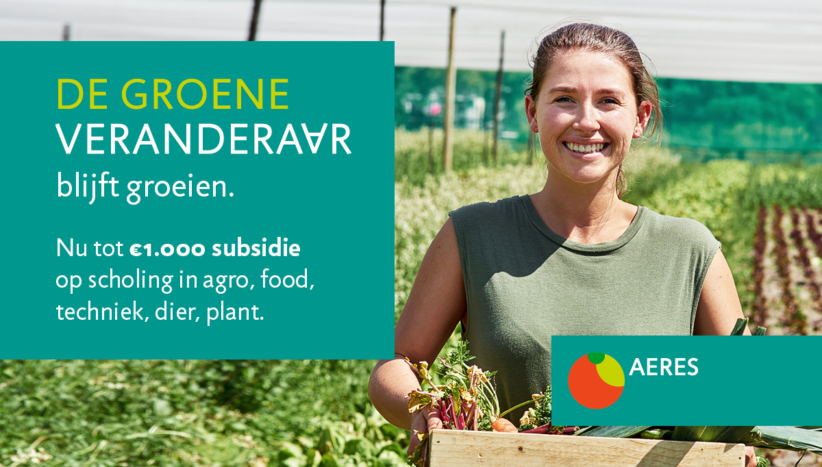 De #GroeneVeranderaar blijft groeien. Volg een opleiding of cursus bij Aeres met het STAP-budget en ontvang tot €1.000,- #subsidie. Bekijk het aanbod van Aeres hier.
👉 bit.ly/3zdHOeI #levenlangontwikkelen #leren #ontwikkelen #studeren #scholing