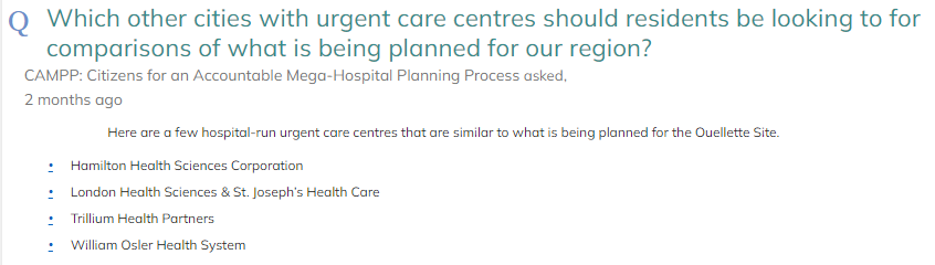 WindsorCAMPP's tweet photo. @MunroStrategy @WRHospital @Lindyloumccurdy The hospital's engagement site also says it will be Urgent Care.

https://t.co/w9lt82NSMM https://t.co/dd3GItZX5C