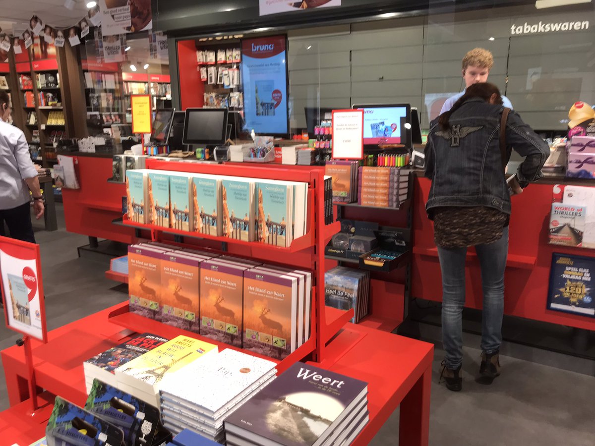 Het boek “ Het Eiland van Weert” heeft 2 prominente plaatsen gekregen in de #Bruna in #Weert.