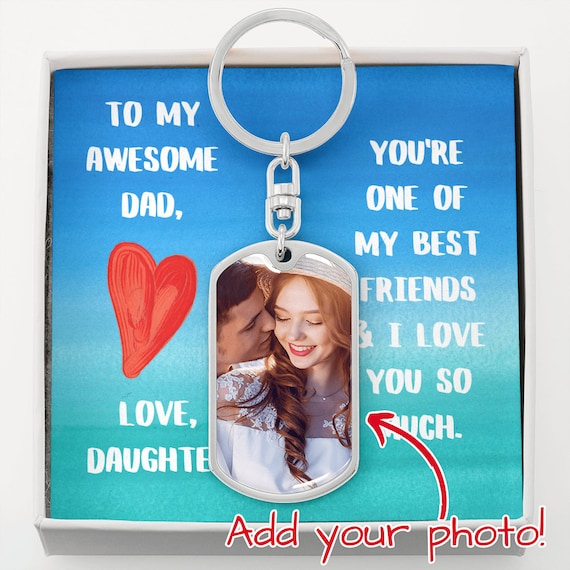 CandyToyBoxYT1's tweet image. To Dad from Daughter Custom Picture Metal Keychain etsy.me/3N7Z09f #metalkeychain #engravedkeychain #monogramkeychain @etsymktgtool