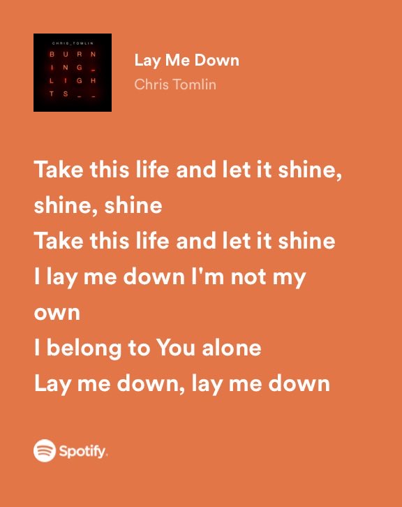 leannemeng96's tweet photo. ⁦⁩ “Lay Me Down” by ⁦@christomlin⁩  is one of my current #SongsOnRepeat #WorshipSong ⁦@air1radio⁩ ⁦@1041thefish⁩ #PDXChristainRadio  https://t.co/kzdWNJkFiZ https://t.co/Kla2Y0gkbg
