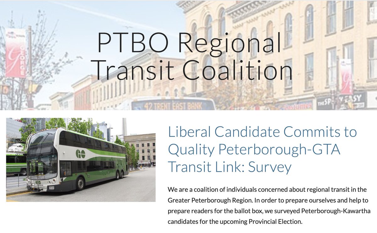 Vote tomorrow, Peterborough. And, for your consideration:
ptboregionaltransitcoalition.ca