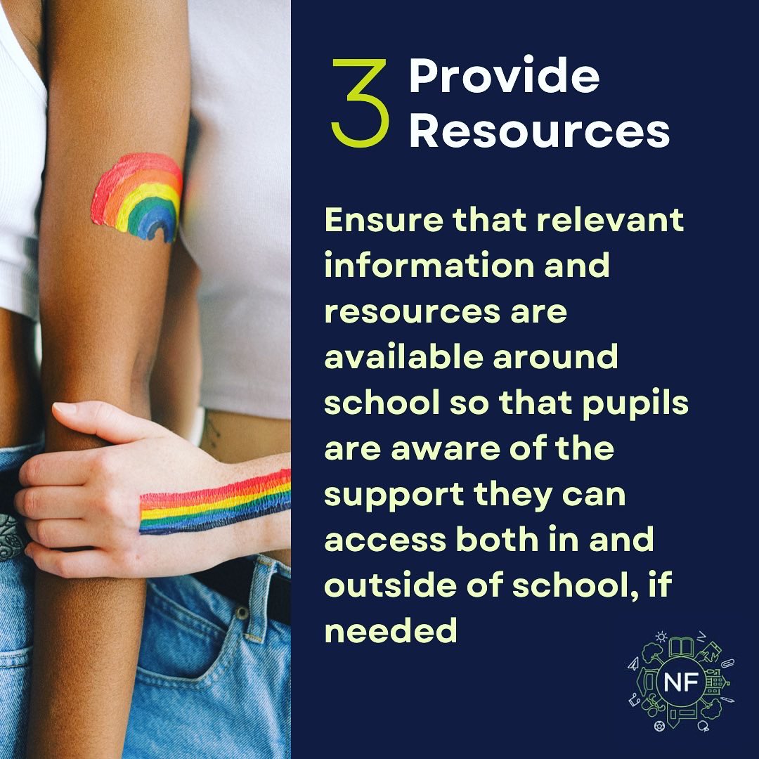 NewFormationEdu's tweet photo. 🏳️‍🌈 Today is the first day of Pride Month! 🏳️‍🌈

It is imperative that all young people feel free to express all aspects of their identity and are supported within their community. 

Here are some tips for supporting young LGBTQ+ people. 

#PRIDE #PrideMonth #LGBTQ https://t.co/aOMVQ4Tdym