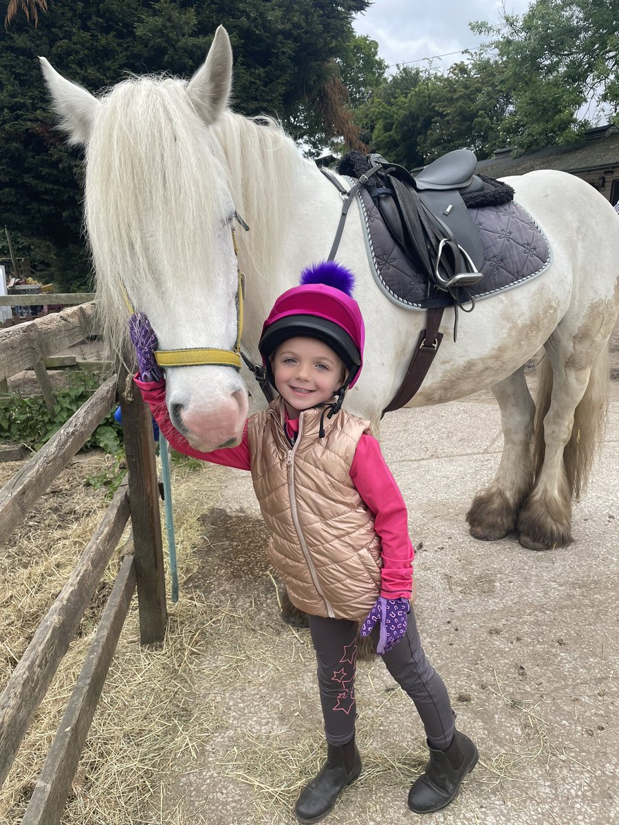 HaytonGina's tweet photo. @MPSClass4 Isla wouldn’t spend her time off school any other way…woodland hacks &amp; helping her grandma look after her horse 🐴 ❤️ https://t.co/CcOwi73Mvl