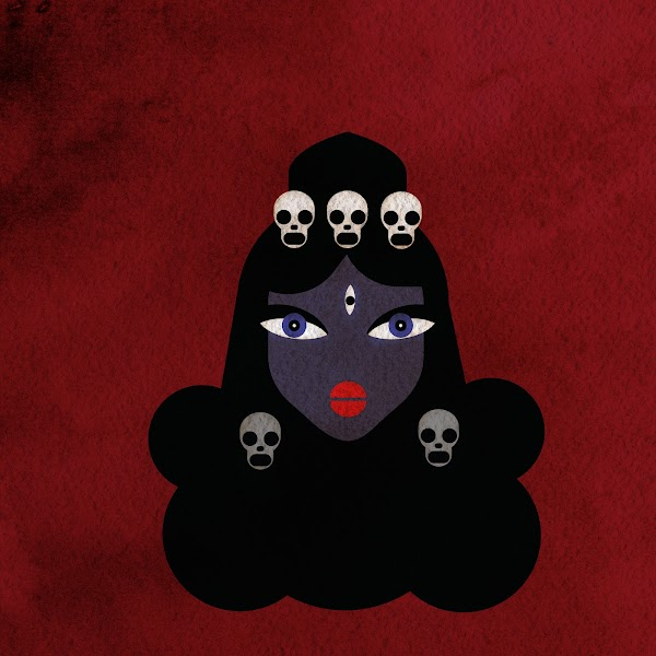 Goddess_is_you's tweet photo. Bharavi is the Fierce #Goddess. The universe appears and disappears, expanding and collapsing with her breath. #NFTs on @opensea 
https://t.co/tkUaYlQCFM #NFTartwork #OpenSeaNFT #art #illustration #bharavi #tantra https://t.co/H9ovxleZSC