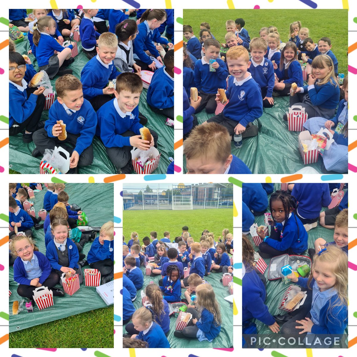 MrsWright_19's tweet photo. Lots of happy faces for our Jubilee Picnic today! 🥪🍰👸 @MissKMGrant1 @MrsMeza_ https://t.co/rMOzrgooKC