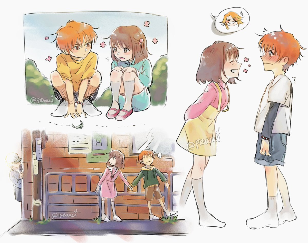 thinking about the childhood friends au we never had 
#fruitsbasket #furuba #kyoru #tohruhonda #kyosohma #yukisohma