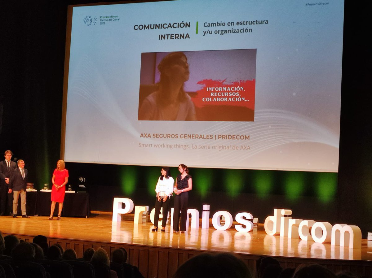 Recibir uno de los #PremiosDircom es una cosa muy importante y nos llena de alegría. Gracias al jurado y enhorabuena al resto de finalistas.