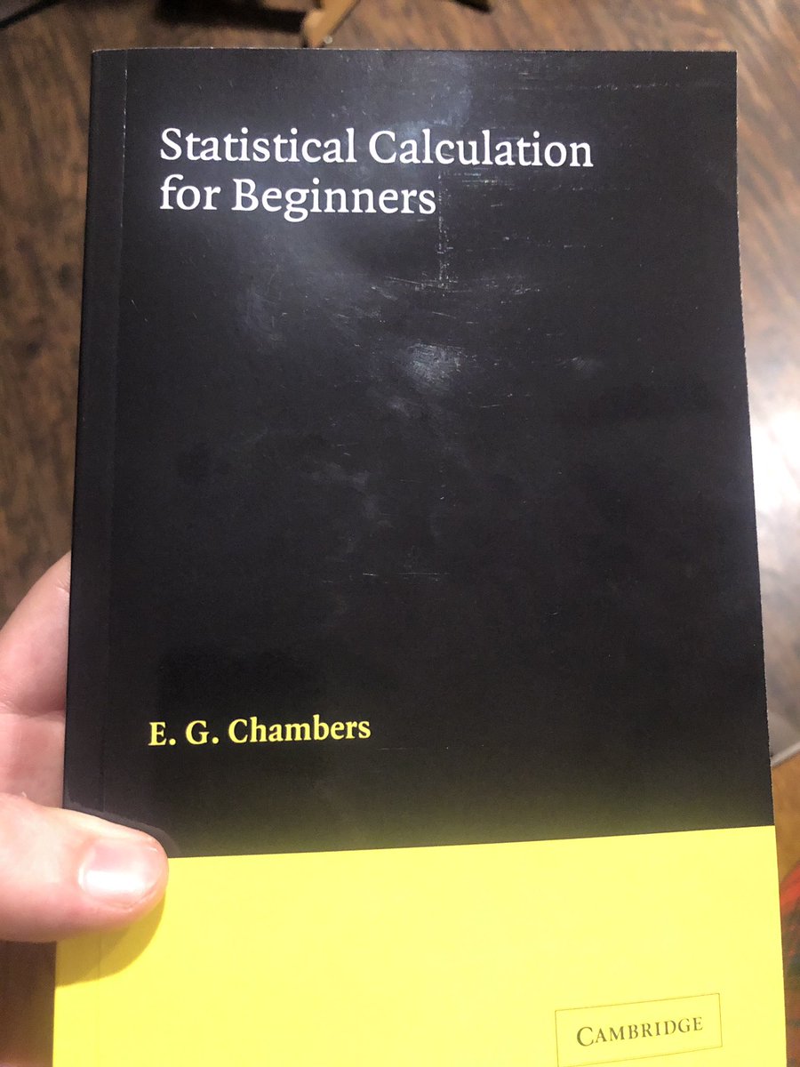 dylanarmbruste3's tweet image. This was like $5 on Amazon. I think the author made this pretty digestible for most people who are non-statisticians. This also includes problems and answers. :) #mathstats