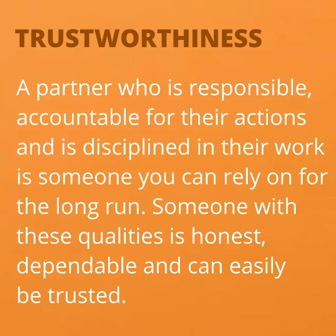 learnovate_io's tweet photo. And finally, trust is such an important part of finding a good partner. You will need someone you are confident will deliver to the best of their abilities. Make sure you find someone who is honest, genuine and reliable. https://t.co/s1GRRgJnY4