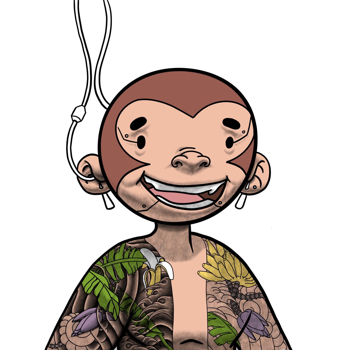 FutureDisturbed's tweet image. We would like to announce our newest collaboration for a 1/1 @justape_  🥶😈
We cant wait to blow you guys away with another piece! 
30 hours in still a bit to go! 
Like / RT if you excited for the finished piece. 🔥
#Solana