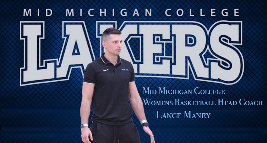 lancemaney1's tweet photo. Excited to announce that I’m the new Womens Basketball coach at Mid-Michigan College! Let’s go Lakers! 🌊 @WomensBballMMC @PGHMichigan @MichHSBball @LBInsider https://t.co/RzrSpdKSEk
