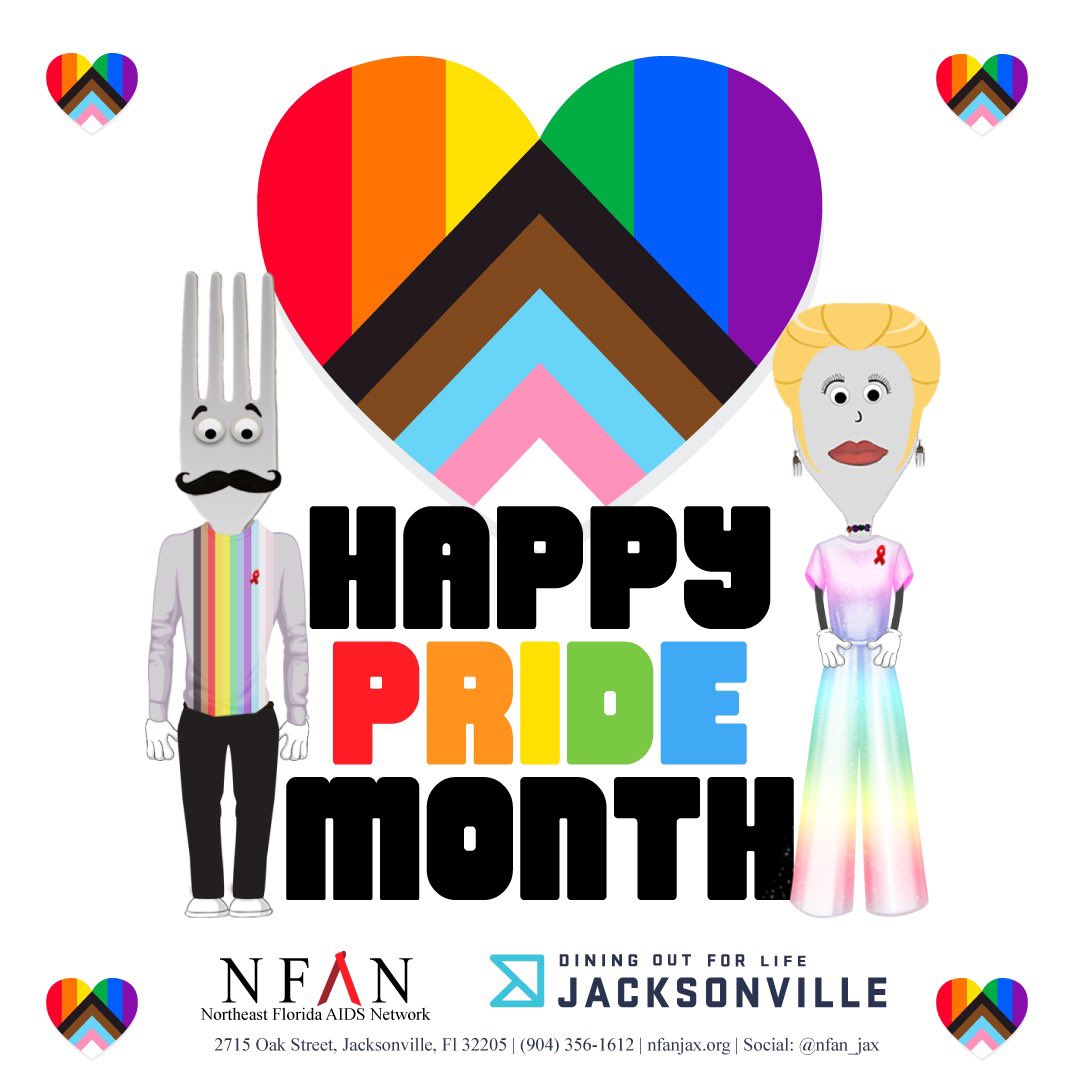 DOFLJax's tweet photo. Happy Pride Month! May we all lift each other up and cherish the diversity in the LGBTQA+ community! Know that you are supported, respected, and most of all, LOVED! #loveislove #happypridemonth2022 #nfan_jax #DOFLJax https://t.co/UpXH2cGKu6