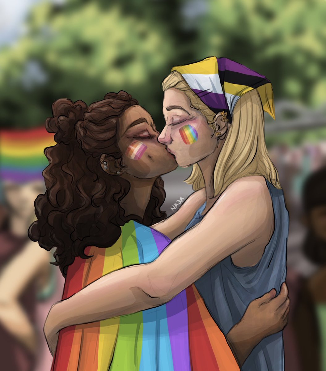 HAPPY PRIDE MONTH with our favourite space girlfriends💕🏳️‍🌈
#THASMIN #DoctorWho #PrideMonth