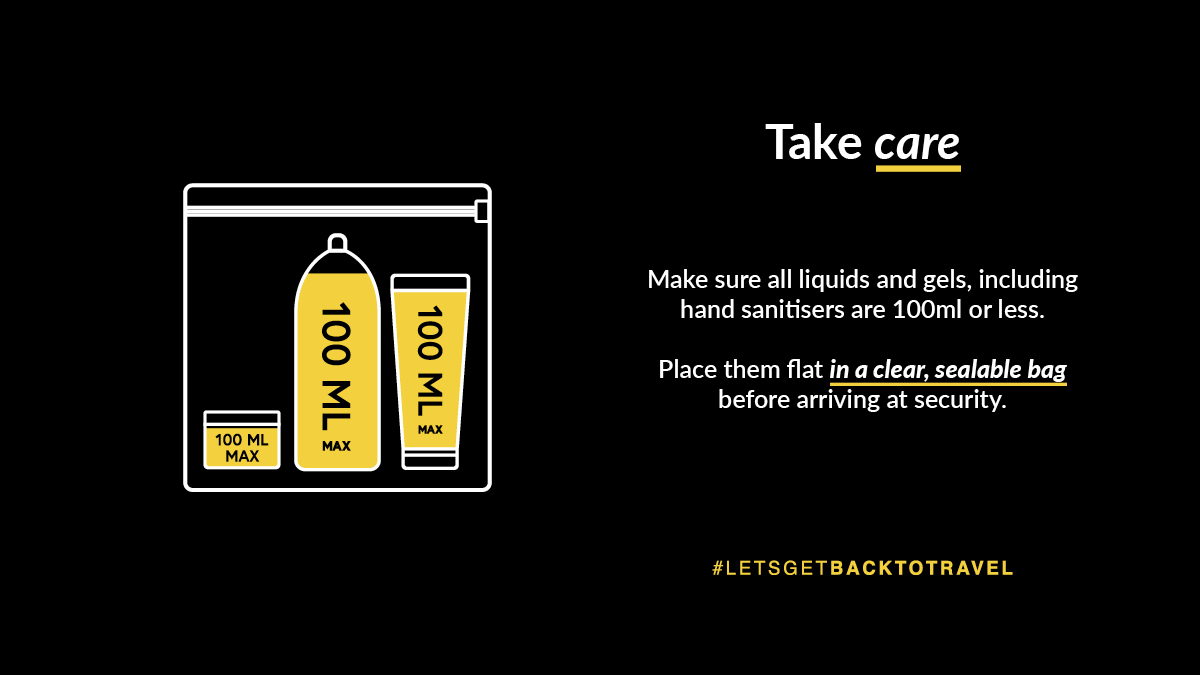 London Stansted Airport on Twitter "Take 𝙘𝙖𝙧𝙚 💦 Prepare your hand