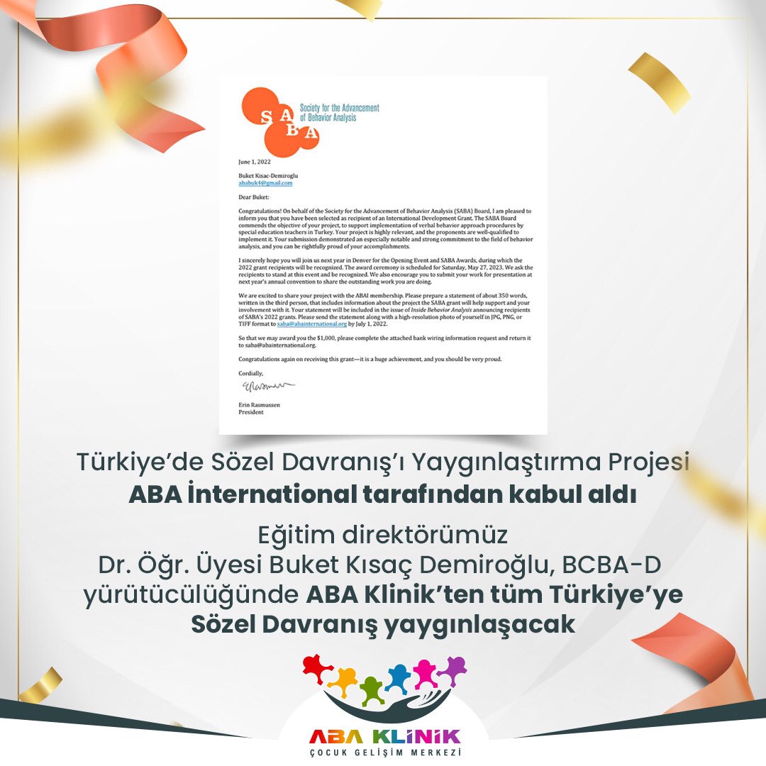 Bu güzel haberi sizlerler paylaşmak istiyoruz.