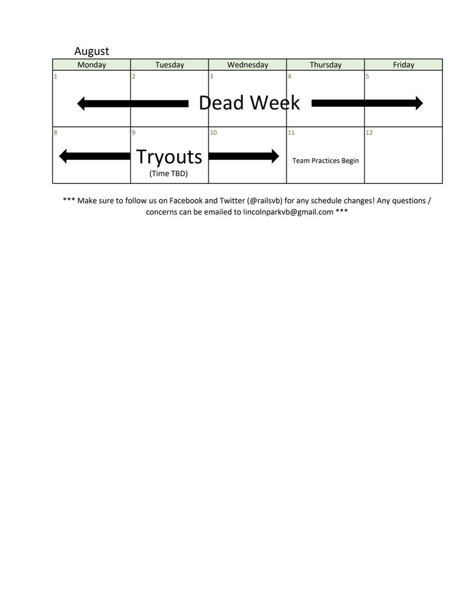 railsVB's tweet image. To anyone interested in playing volleyball in the fall: here is the info for summer workouts! We start on June 13, can’t wait to see everyone there! 🏐🏐💙🧡🏐🏐