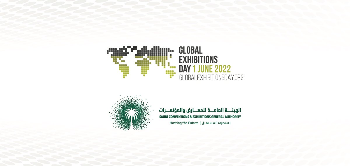 scega_sa's tweet photo. نحتفي بـ  #اليوم_العالمي_للمعارض ونفتخر بما وصلت إليه المملكة العربية السعودية من إنجازات في قطاع المعارض. 
#الهيئة_العامة_للمعارض_والمؤتمرات
#GED2022 https://t.co/RQAoZhBLkf