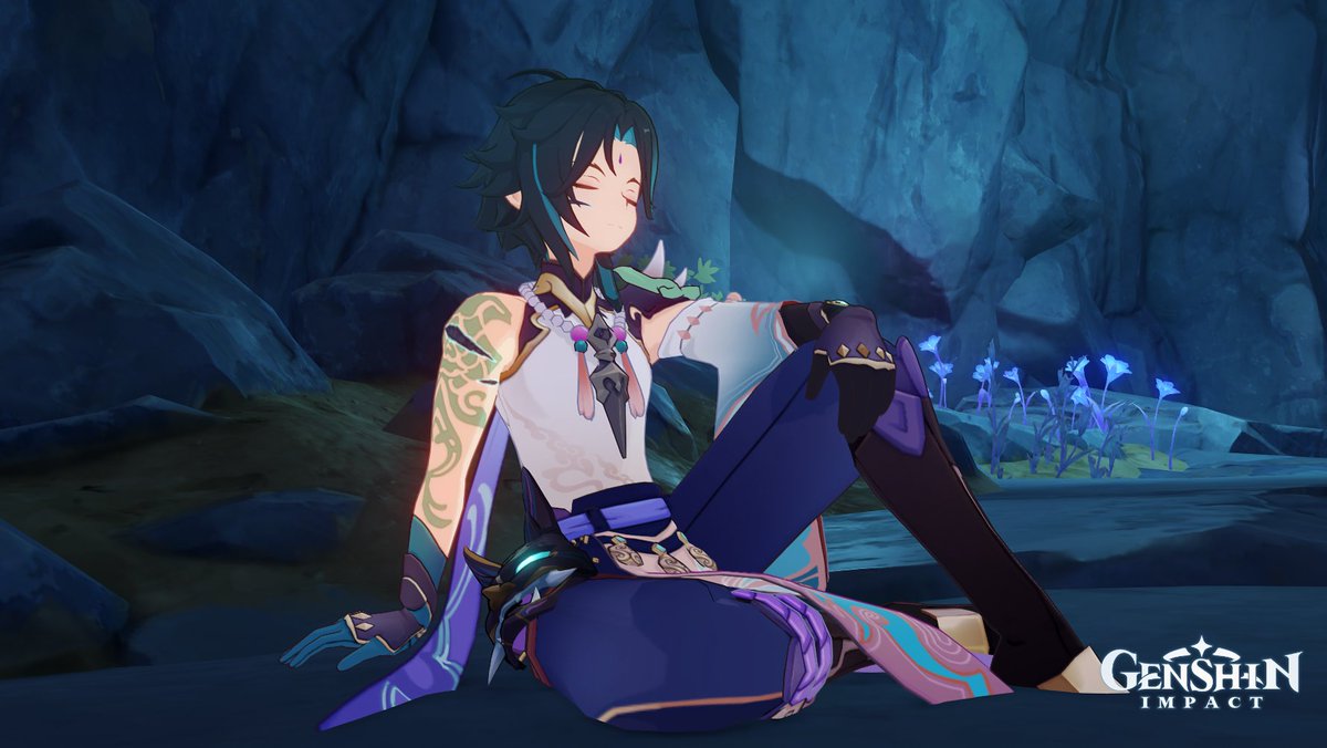 // genshin spoilers

definitely not taking screenshots of xiao resting...
