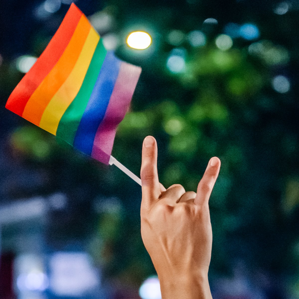 TexasLonghorns's tweet image. Love is love, y’all 🤘🌈

#Pride | #HookEm