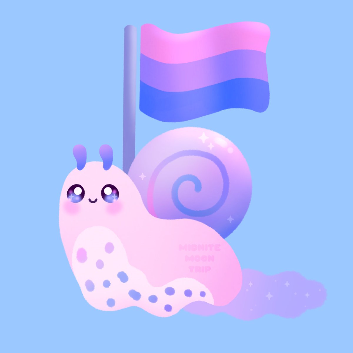 midnitemoontrip's tweet photo. a small bisexual snail.
#HappyPrideMonth https://t.co/rUXjKNDU8b