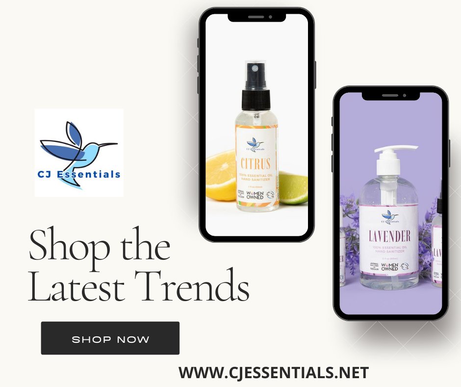 Designer hand sanitizer that you will love to use
#WOSB, #Crueltyfree, #Essentialoils, #Leapingbunnycertified, #PETACertified