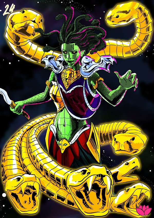 🔱🔱

Yoddha is a collection of ancient mythological warrior characters inspired by Indian mythology ⚔️

Manasa, the serpent goddess is available on <a href="/opensea/">OpenSea</a> now. 

Price: 0.05 ETH 

opensea.io/collection/yod…

#NFTs #NFTCommunity #nftcollector #yoddha