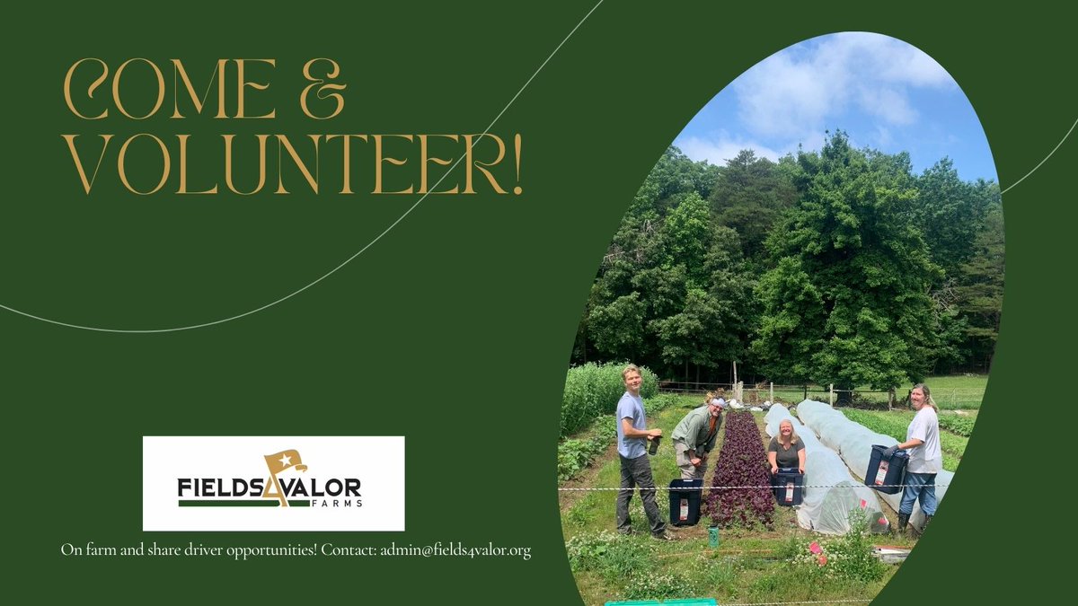 fields4valor's tweet image. Shares are starting THIS SATURDAY, June 4! #veteran #veteranfarm We still have opportunities for you to volunteer and we'd love it if you'd drive😊Feel free to reach out to us to sign up! #fields4valor #vetsgrowgood