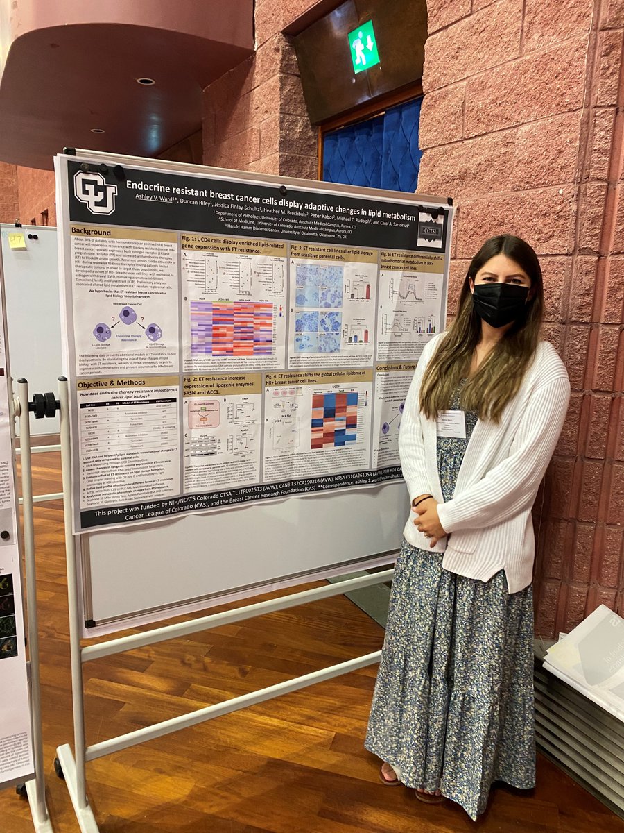 SartoriusLab's tweet image. Congratulations to our senior graduate student @ashleyvward on giving both a talk and a poster at the Mammary Gland @GordonConf! Have a great time in Italy! #HormoneReceptors #LipidMetabolism