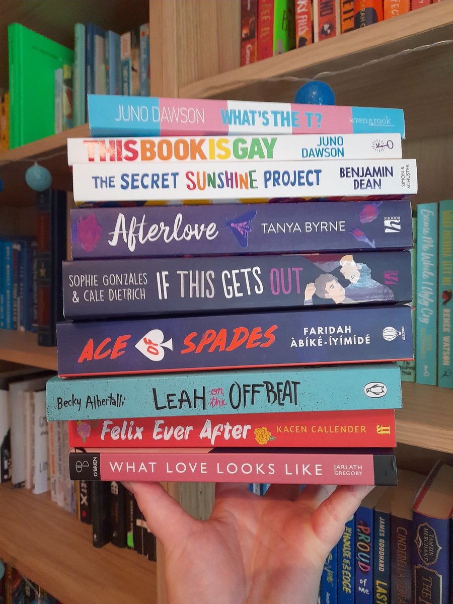 rurooie's tweet photo. Day one: your tbr pile 

My entire LGBTQIA tbr pile is way too big so here are a selection few I'm looking forward to reading! Eventually...! https://t.co/xa3pRLyKHo