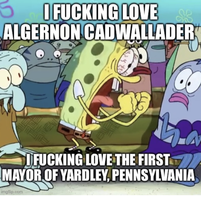 spongebob bowing down to yr favorite album tweet media