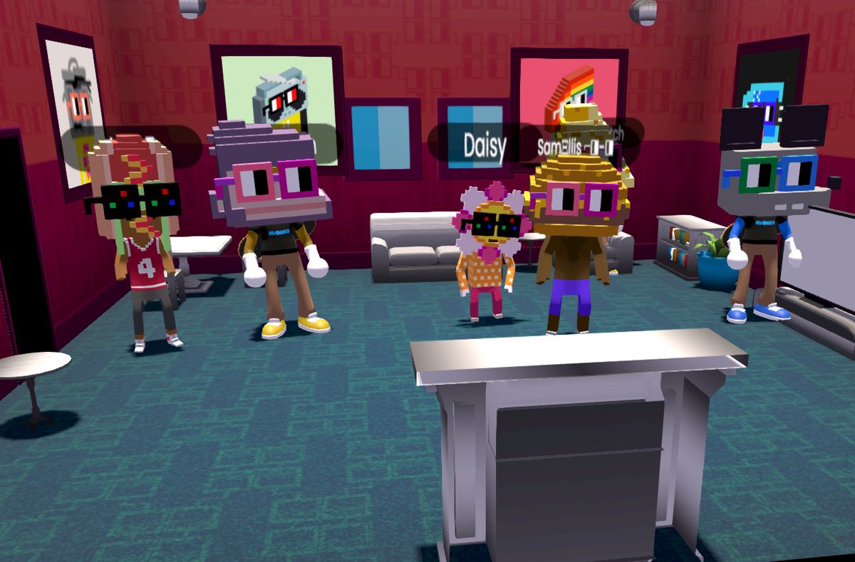 JustaJPEGgirl's tweet photo. This platform is powered by the @join_blocks Metaverse for All environment.

#BuildWithBlocks 
It supports a variety of 3d avatars, wearables, and many Nounish qualities!

The enhanced chat features make it a great alternative to other voice and video platforms. https://t.co/trDillCI8X