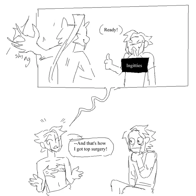 (surgery scars cw?)
Lady Sneasler is the ultimate trans ally 