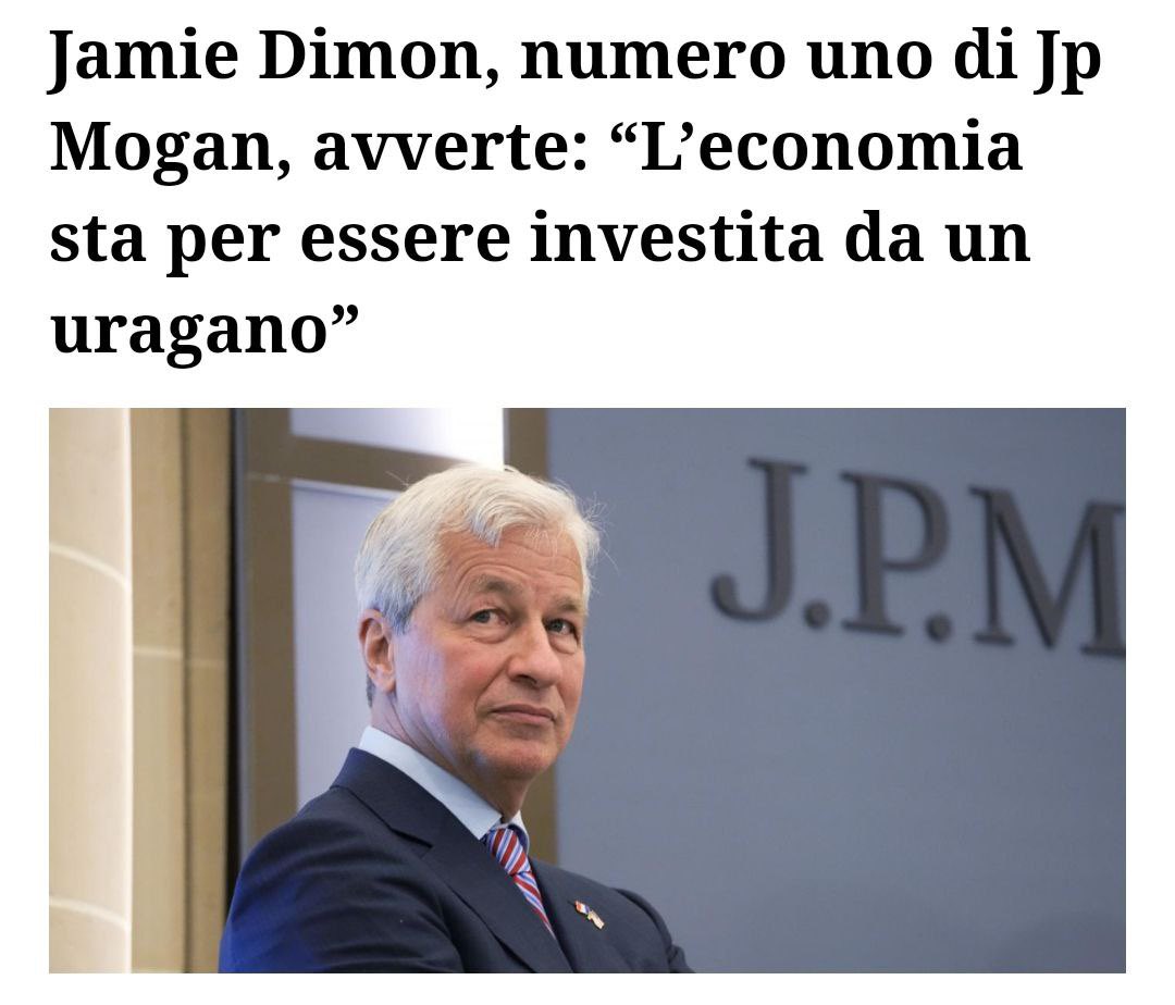 ペポ Jpモルガンのナンバーワン ジェイミー ダイモンが警告 経済はハリケーンに襲われようとしている J P M E O が動いている Qfs発動 彼らは生き残れない 計画を信じろ T Co Jvqojv7szz T Co Ixyxg6i1ml