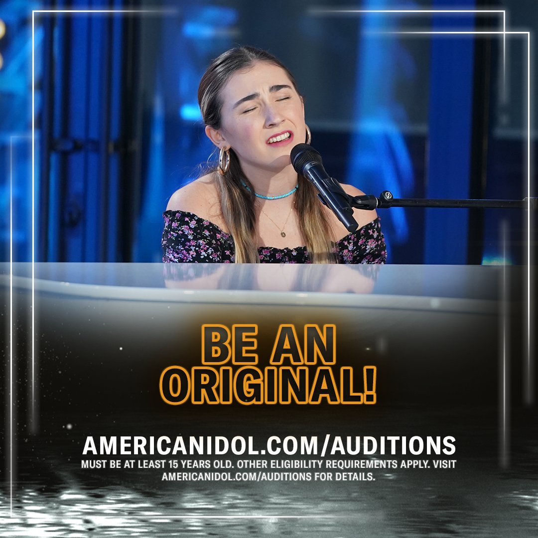 Seeking unique singer-songwriters who cut to the 💙 like @allegramiles! 🎹✨ Sign up at bit.ly/IdolAuditionsI… to audition for our producers on Tuesday!